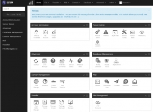 Sentora Admin Panel