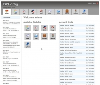 ISPConfig Admin Panel